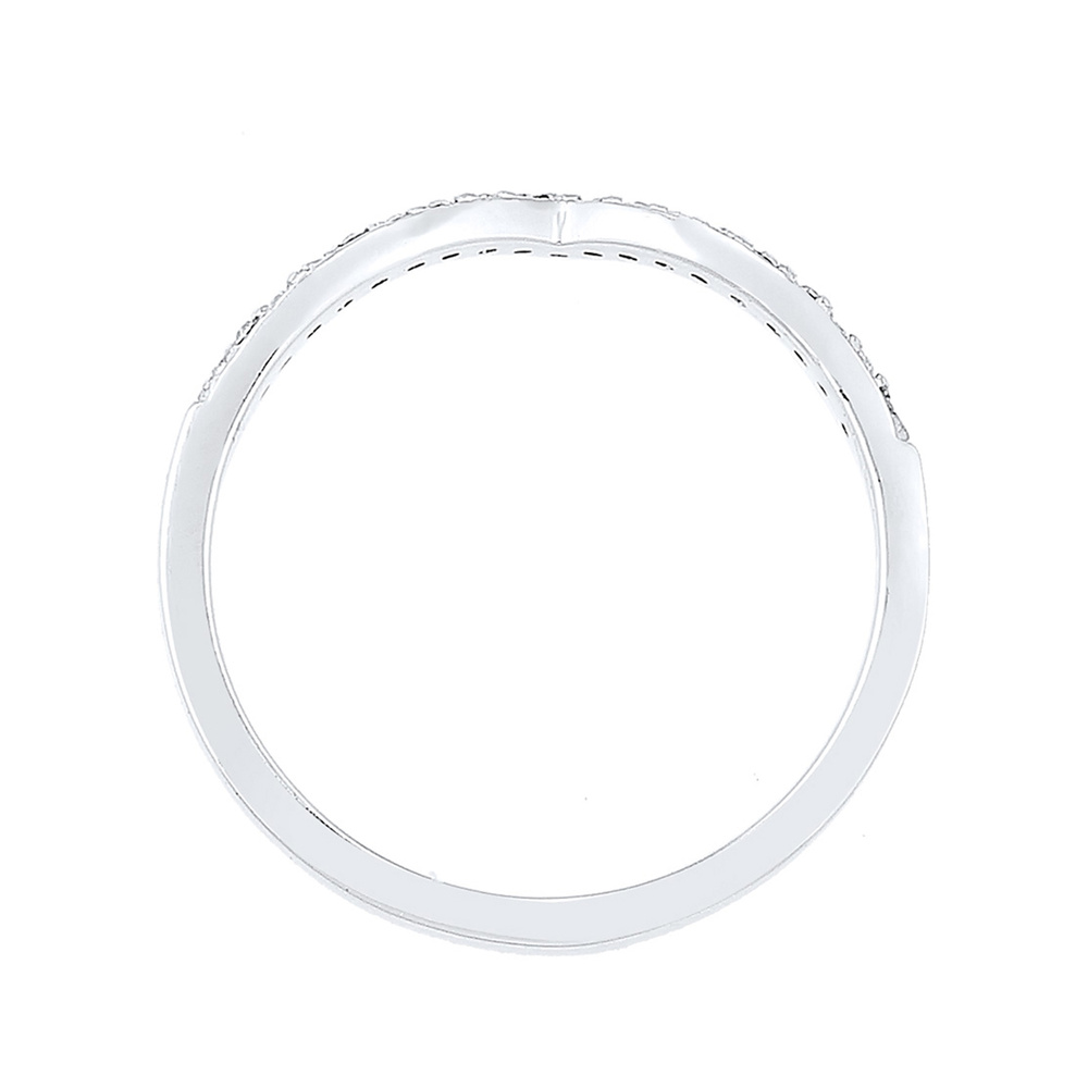 Elli Elli Bague Forme V Géométrique Cristaux  925 Argent Bague