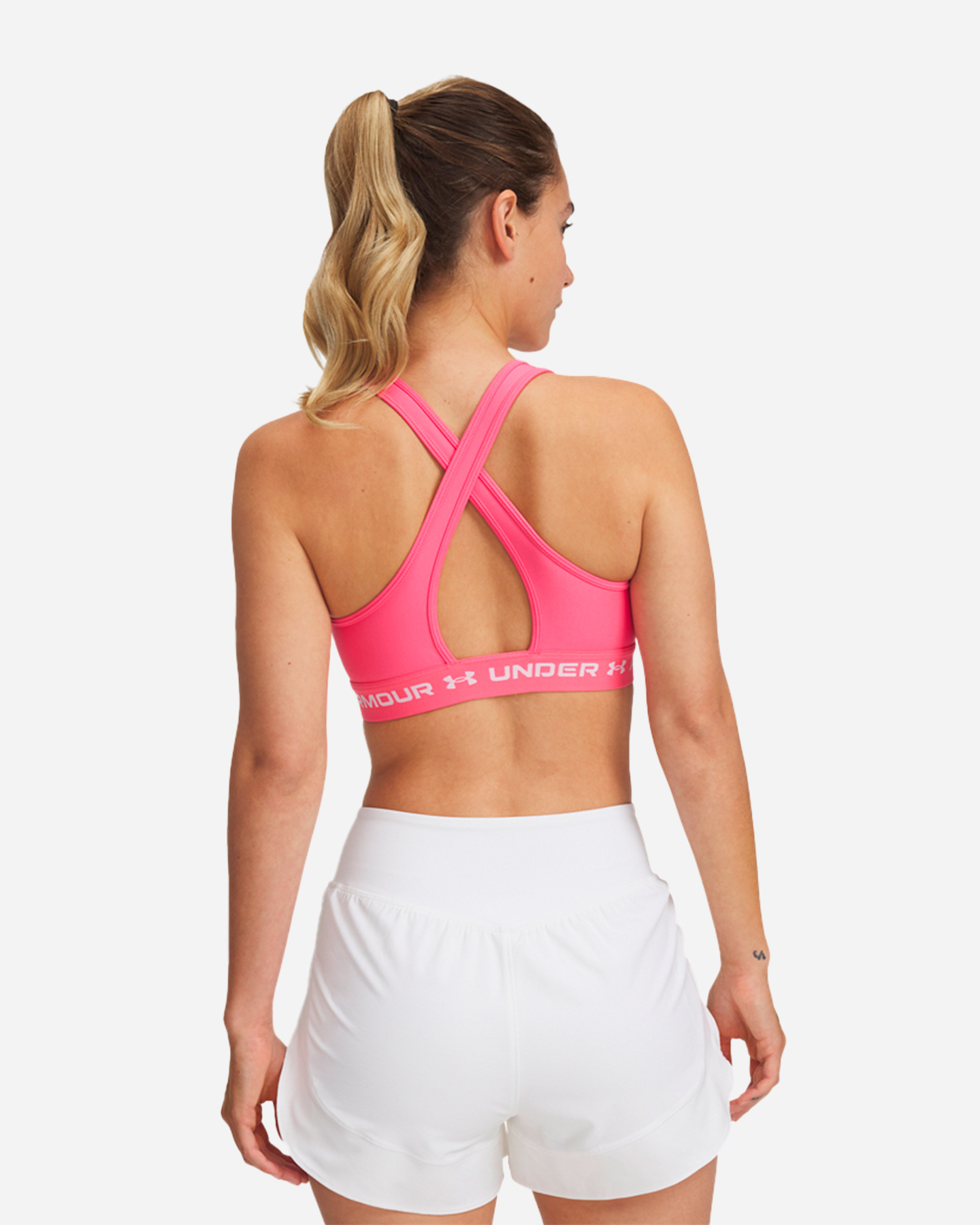 Biustonosz treningowy Under Armour Crossback Logo W 77-1361034-0672