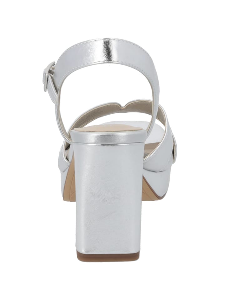 Tamaris Plateau-Sandaletten in Silver günstig kaufen