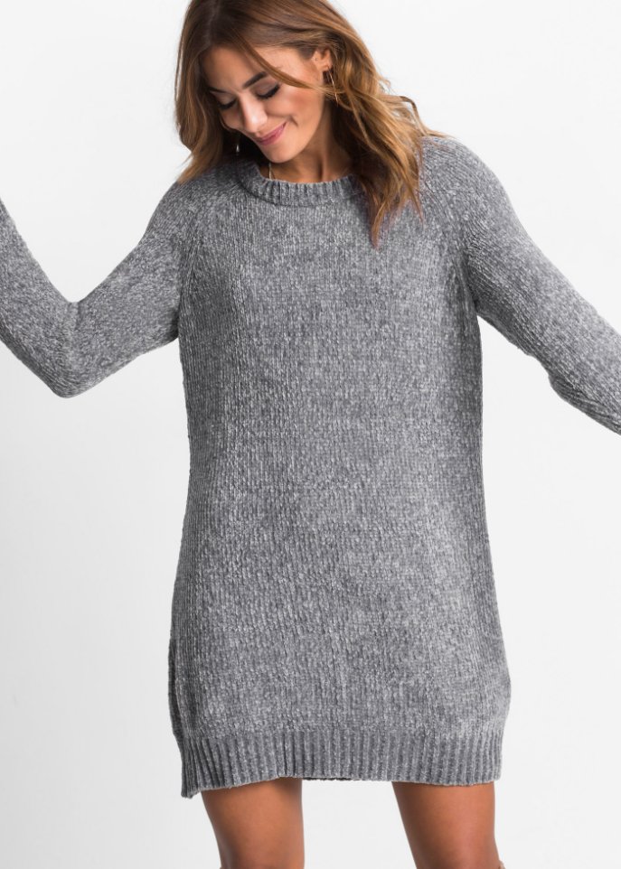 Oversize-Kleid in Strick