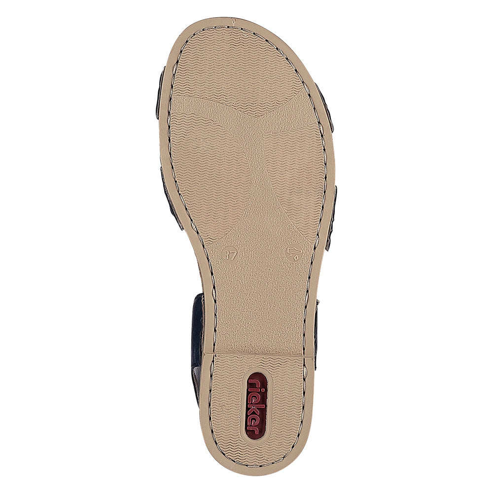 Rieker Damen Riemchensandalen pazifikblau