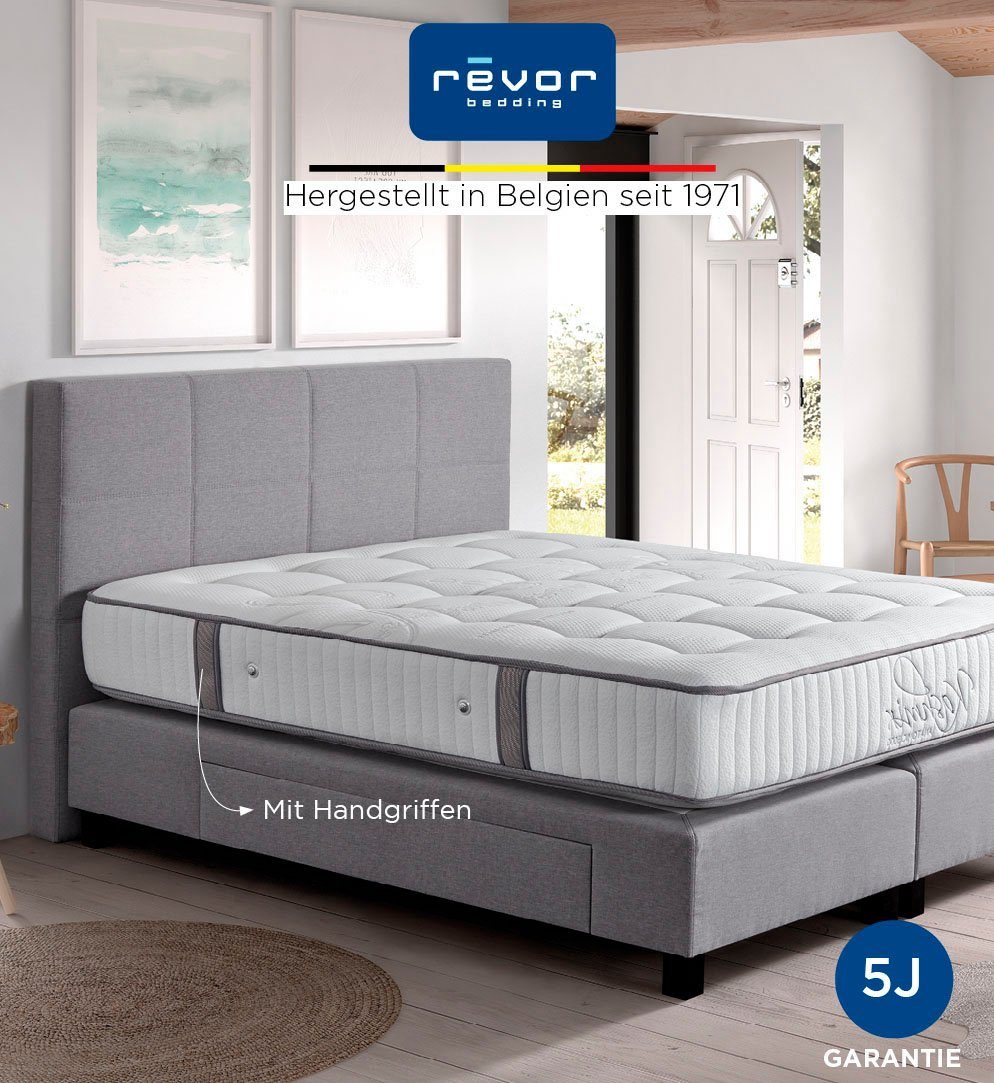 Taschenfederkernmatratze Kashmir Anatomic 3000 Gelpulse, Revor Bedding, 28 cm hoch, Die Neuerfindung des Federkerns nach einem anatomischen Muster!