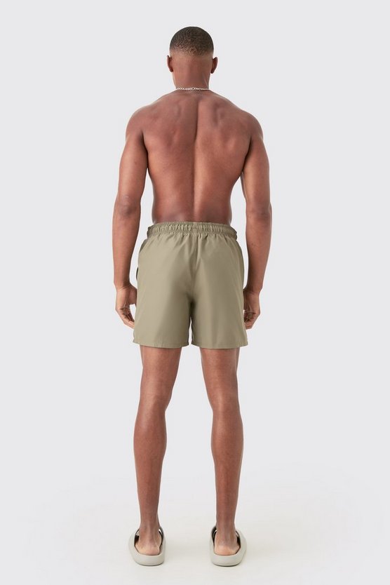 Mittellange Badehose