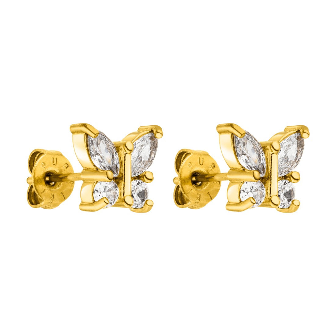 Ohrstecker Butterfly mit schillernden Schmetterling-Details