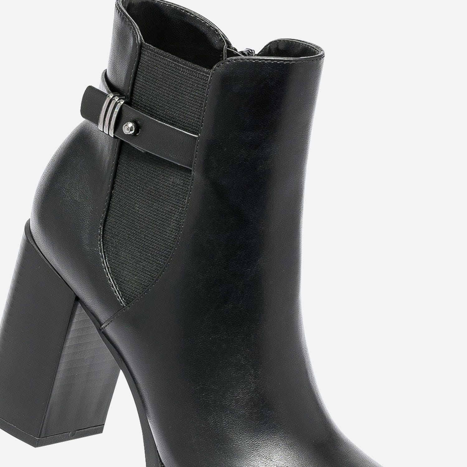 Boots TEXTO noir cranté