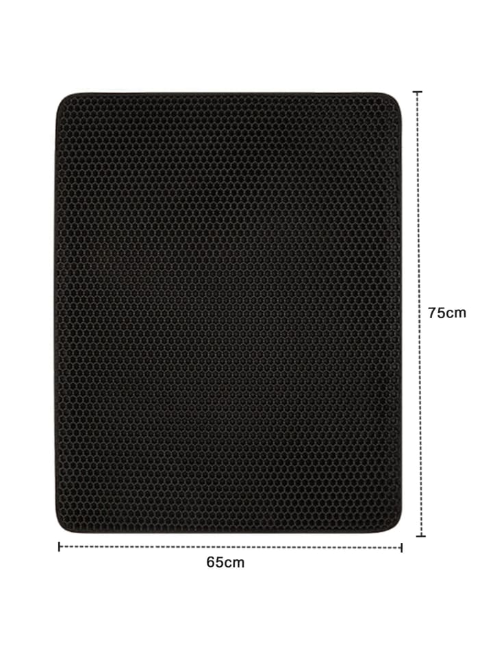 Intirilife Katzenklo Matte in Schwarz günstig kaufen onesize
