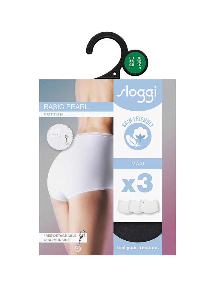 Sloggi 3er-Set: Pantys in Schwarz günstig kaufen