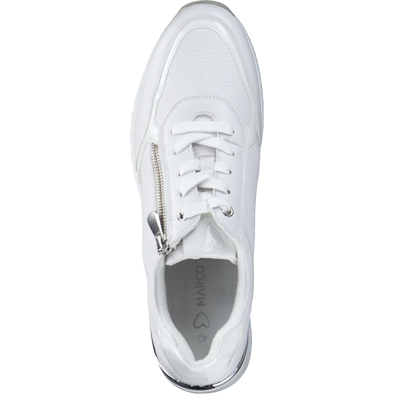 Marco Tozzi 23743, Sneakers Low, Damen, WHITE