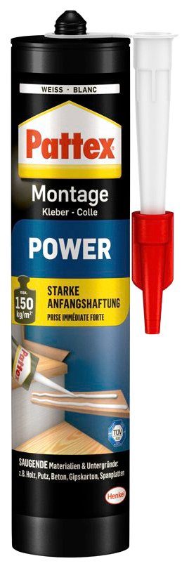 Pattex Montagekleber Montage Power, (Set, 3-tlg)