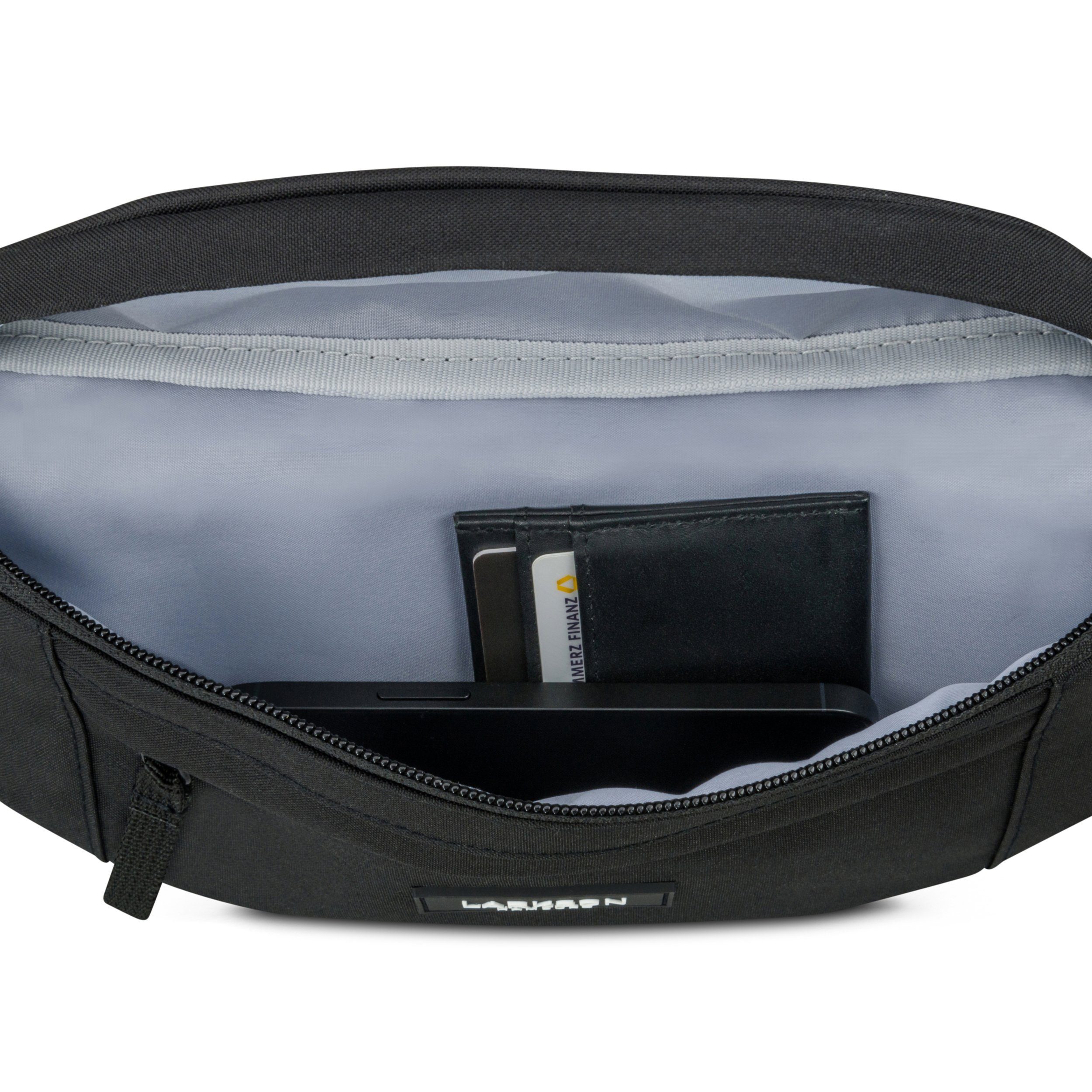 LARKSON Gürteltasche Ole Bauchtasche Damen Herren, Hip Bag mit großem Fach, Wasserabweisend