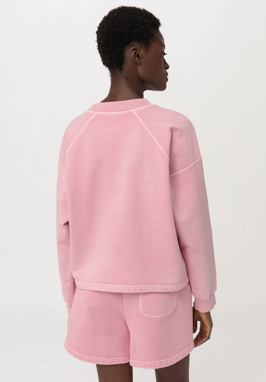 Sweatshirt mineralgefärbt aus reiner Bio-Baumwolle