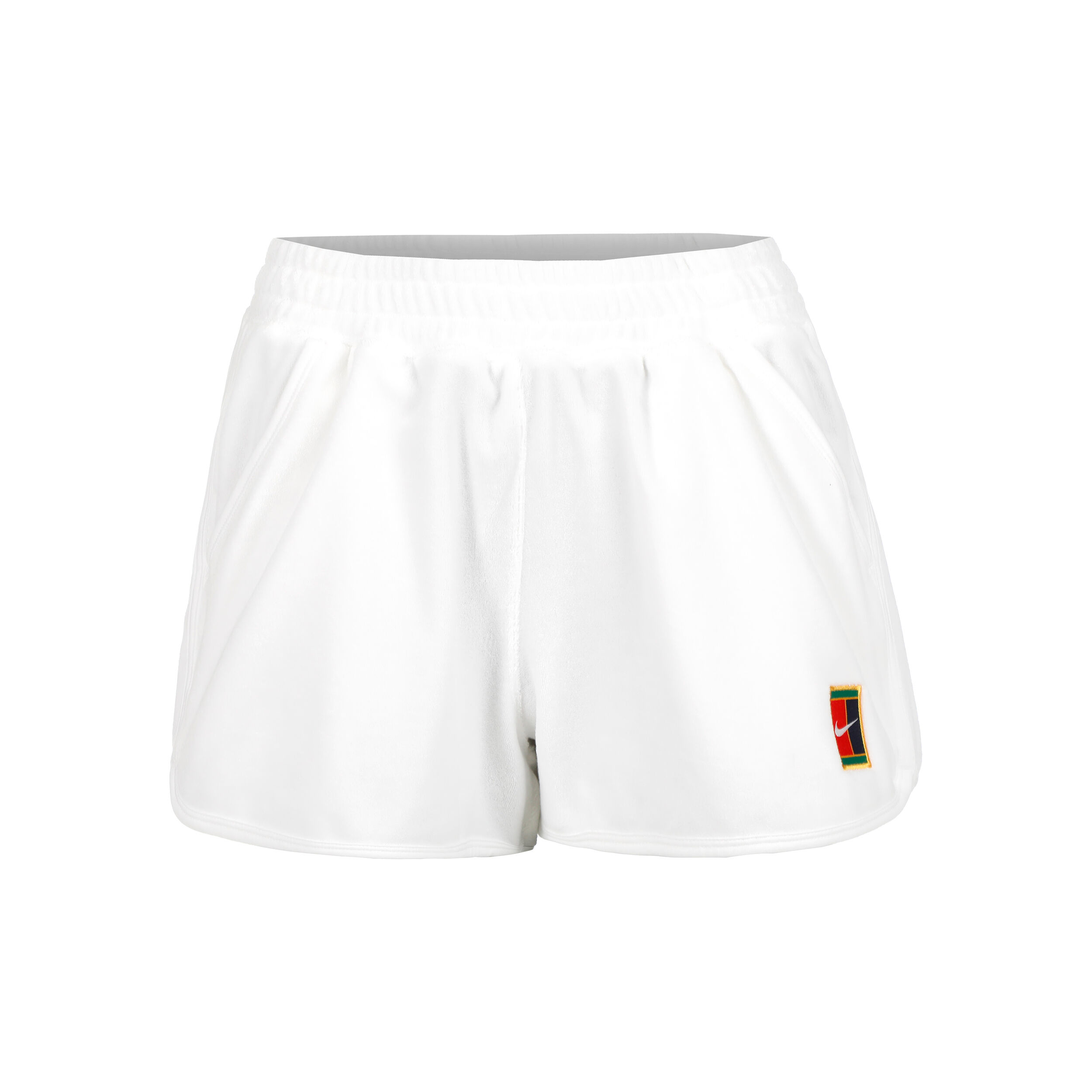 Court Heritage Fleece MR Shorts Damen - Weiß