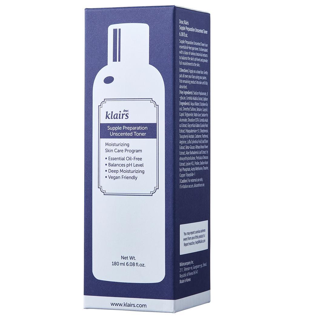 Dear Klairs Supple Preparation Unscented Toner