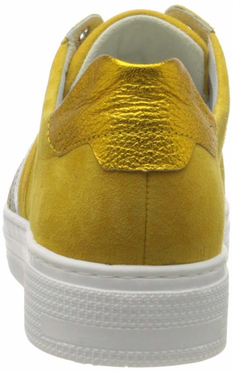 SEMLER Sneaker gelb SAMT-CHEV/KOMBI