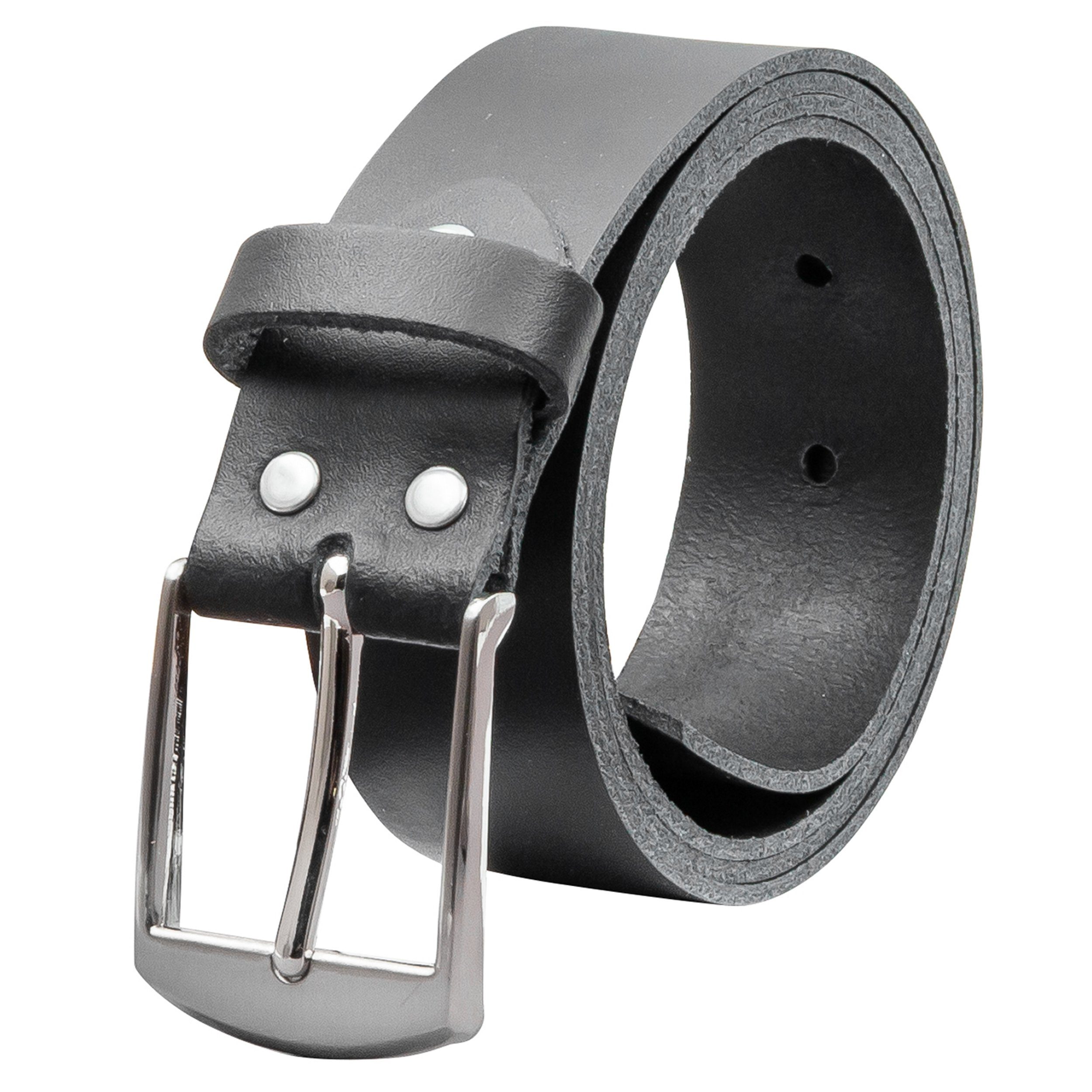 COLOGNEBELT Ledergürtel D9-SL Schlicht dennoch modern mit Dornschließe, MADE IN GERMANY