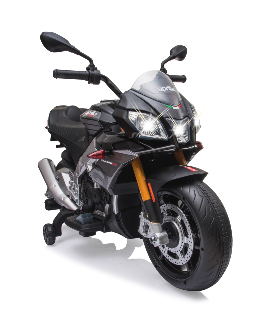 Jamara e.K. JAMARA-460588-Ride-on Aprilia Tuono V4 1100 RR schwarz 12V