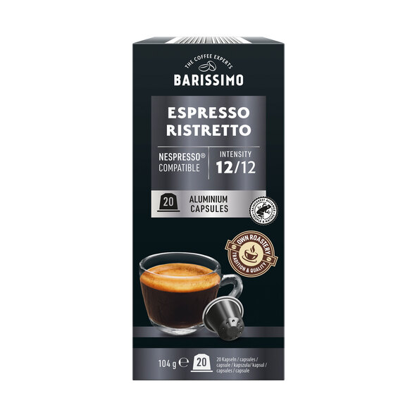 Kaffeekapseln Espresso Ristretto, 6 x 104 g (Aluminium)