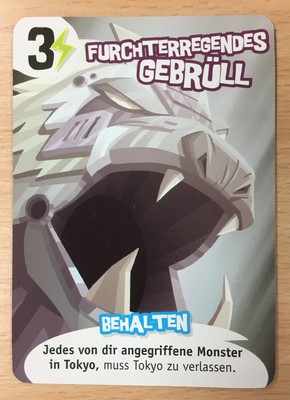 King of Tokyo: Furchterregendes Gebrüll (Promokarte)