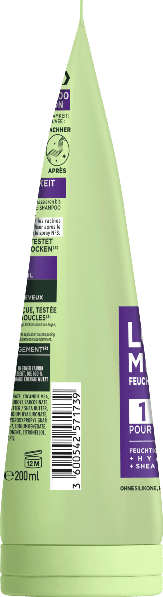 Shampoo Locken Methode Feuchtigkeit, 200 ml