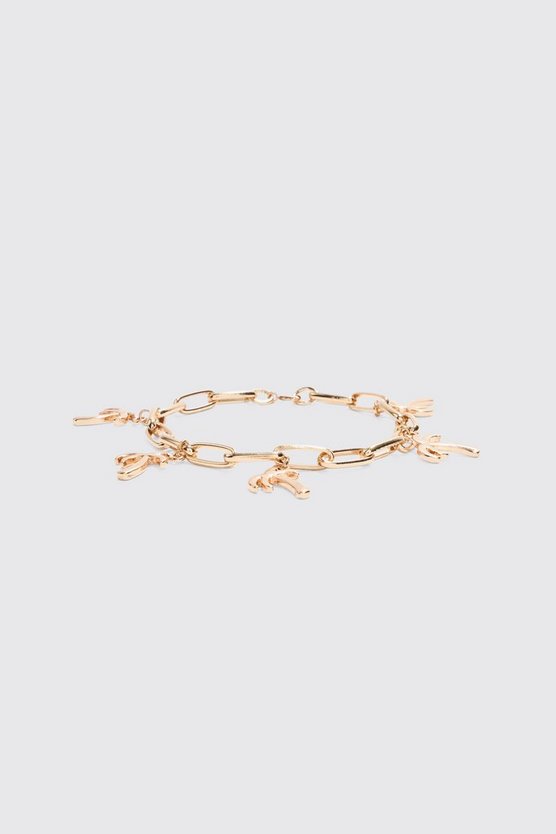Palm Tree Charm Bracelet