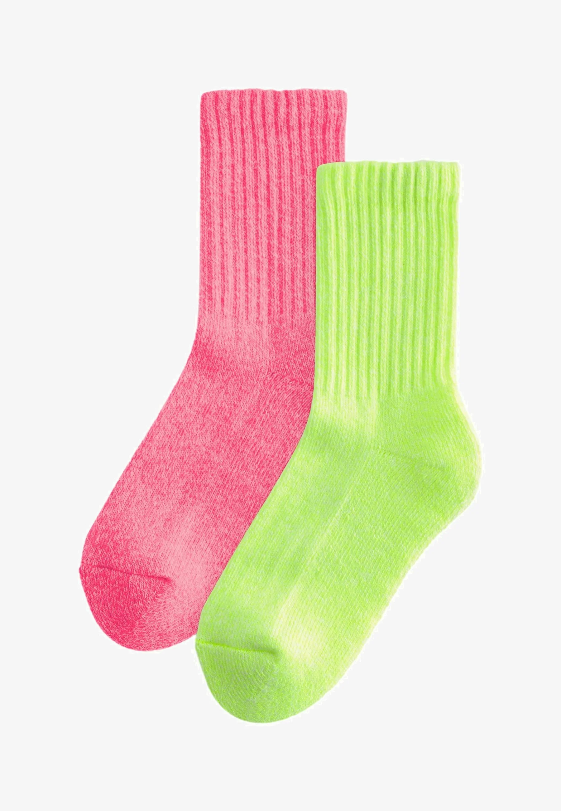Calcetines con suela acolchada brillante, paquete de 2, ajuste regular