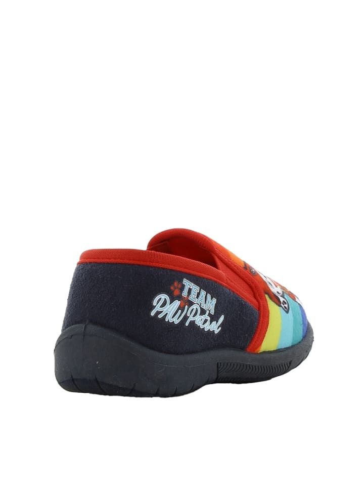 Paw Patrol Hausschuhe mit Paw Patrol Chase und Marshall Motiv, in Regenbogenfarben günstig kaufen