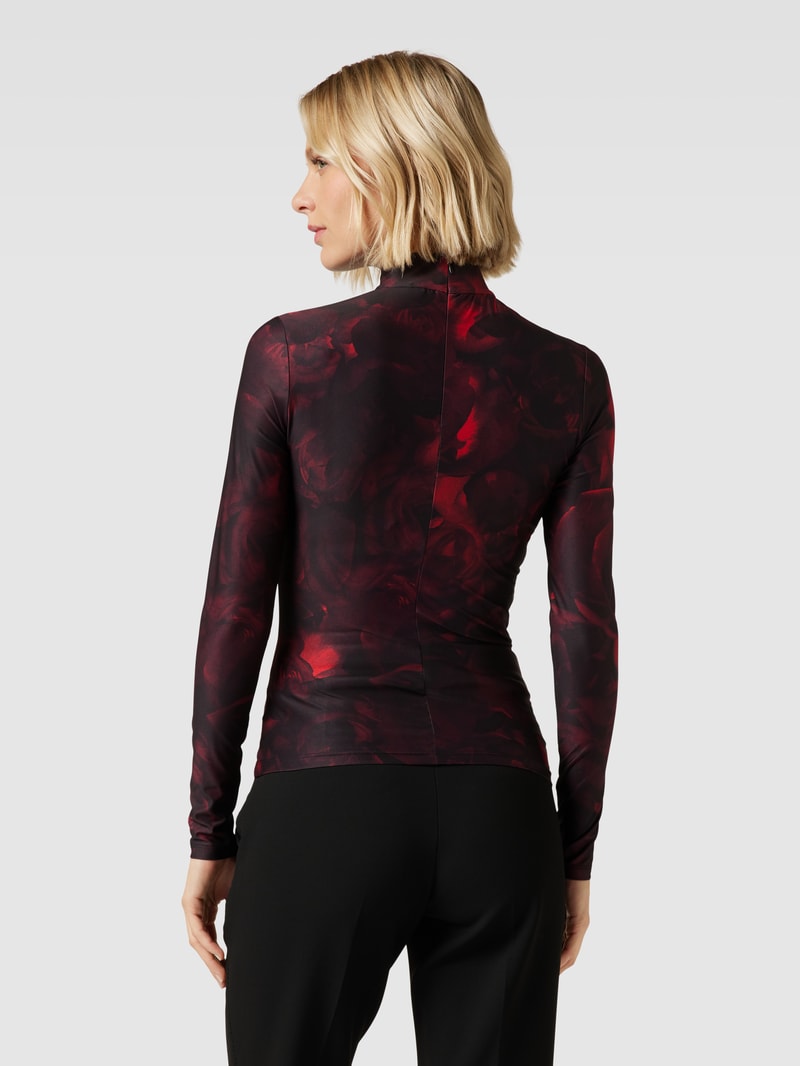 Longsleeve mit Rollkragen Modell 'Dachora' in rot