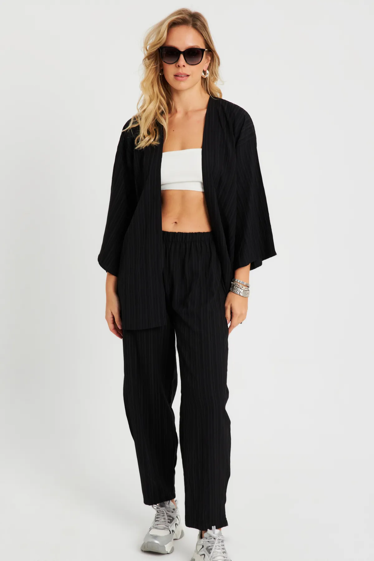 Cool & Sexy  Zweiteiler - Schwarz - Regular Fit