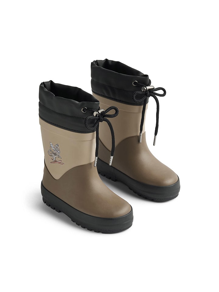 Wheat Gummistiefel in Braun/ Beige/ Schwarz günstig kaufen