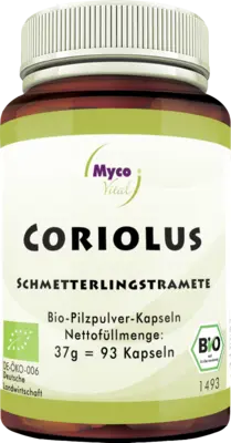 CORIOLUS PILZPULVER-Kapseln Bio  93 St  Kapseln