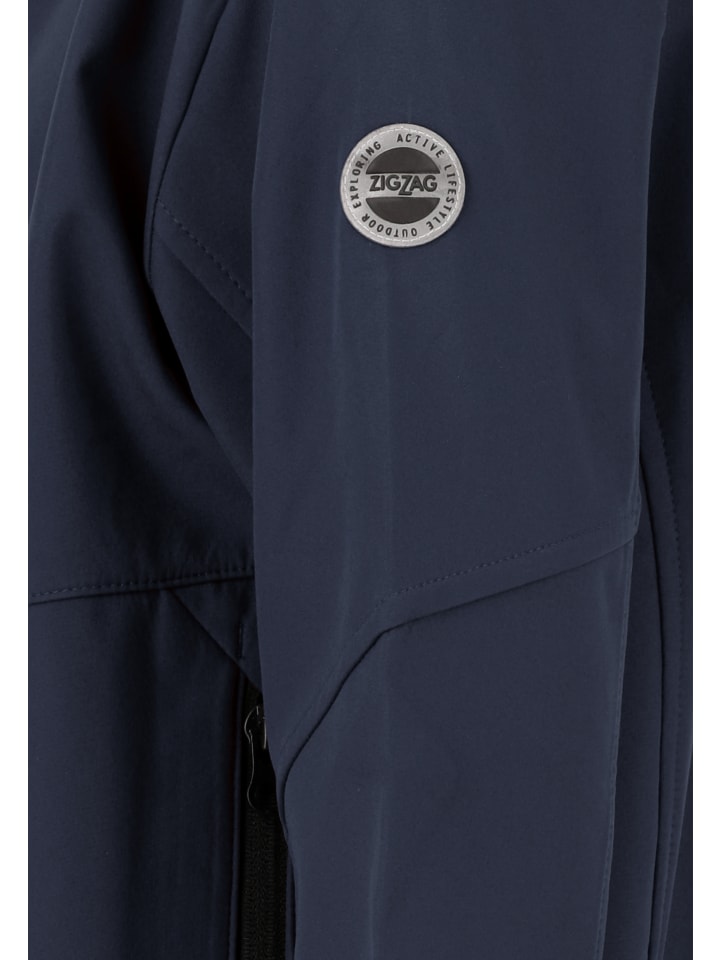 Zigzag Softshelljacke Troy in 2002 Navy günstig kaufen