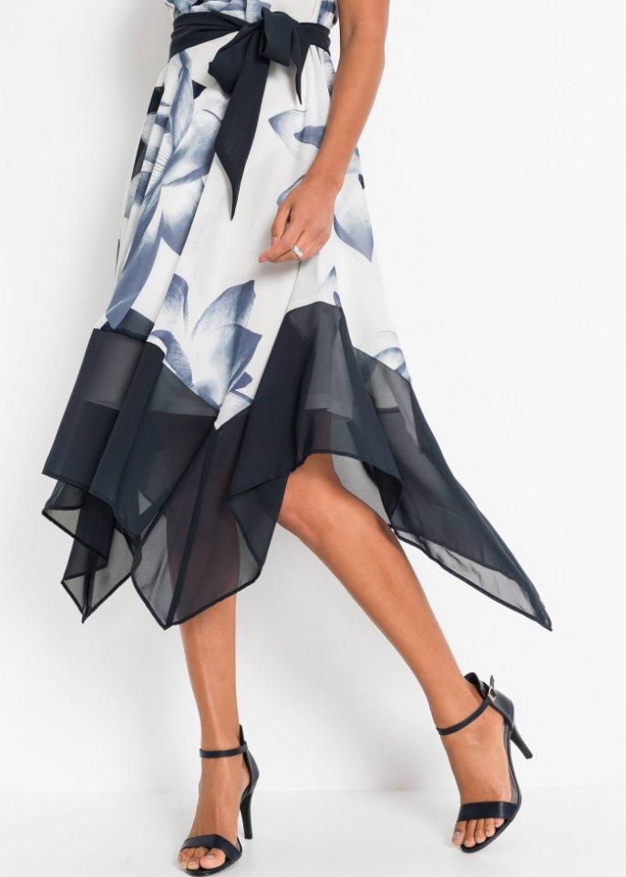 Kleid mit Blüten-Druck
