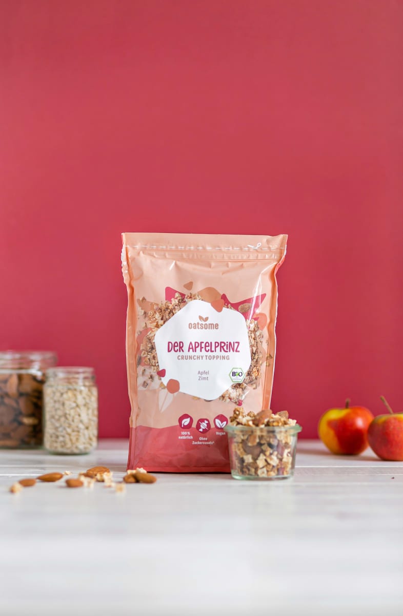 Crunchy Topping Der Apfelprinz, Apfel & Zimt, 180 g