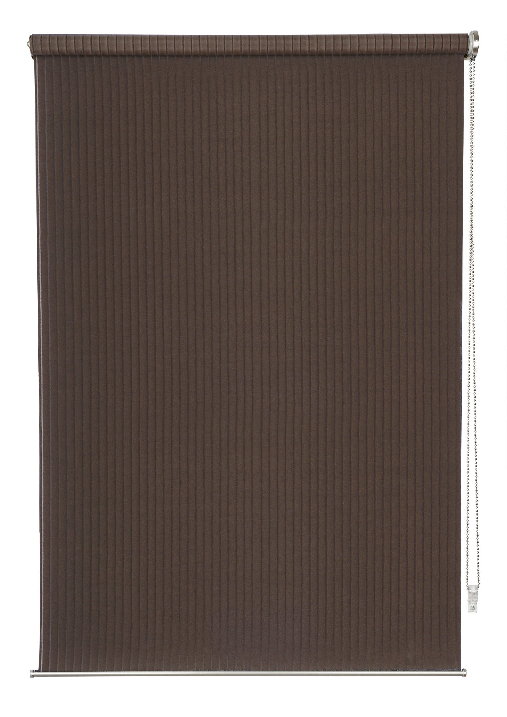 Seitenzugrollo Designrollo Stripe Tageslicht, ondeco, mit Bohren, freihängend, verschraubt, im Fixmaß