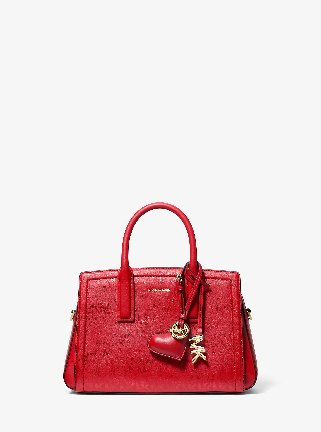 Puffy Heart Leather Bag Charm - CRISSON