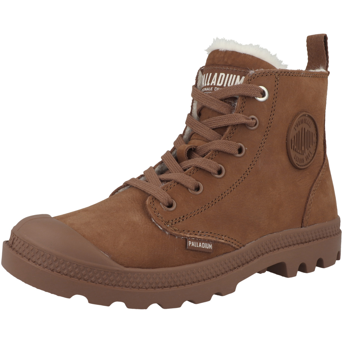 Palladium Pampa Hi Zip Wool Schnürboots braun