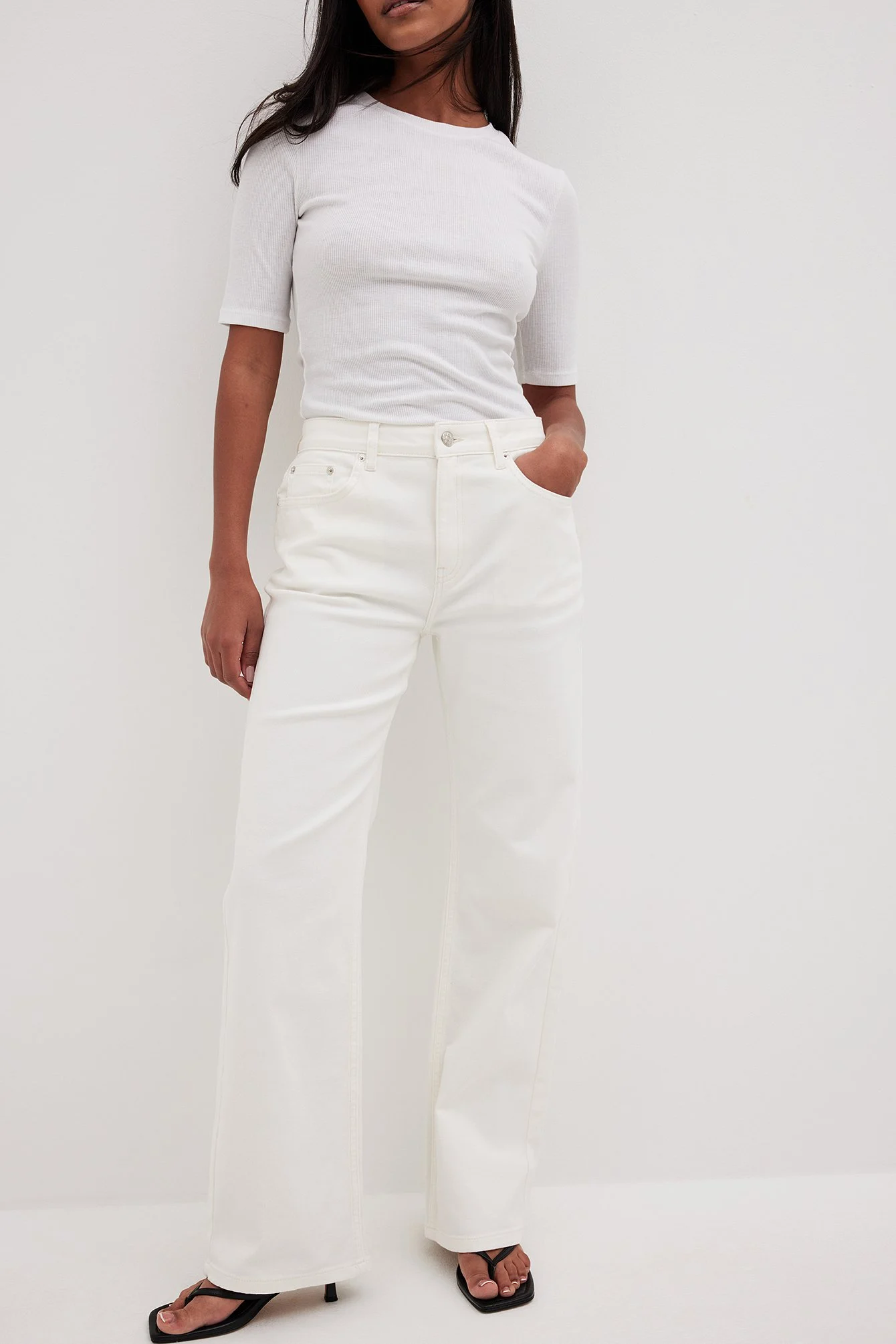 Jeans mit einer mittlerer Taille