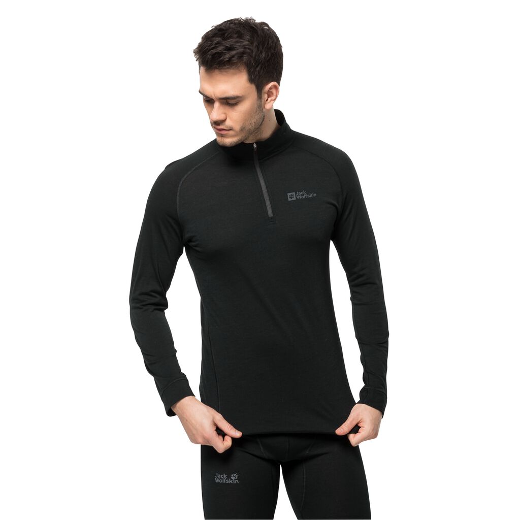 ALPSPITZE WOOL L/S HZ M Langarm Merino Funktionsshirt Herren