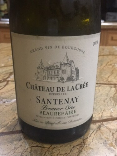 Château de la CréeSantenay Premier Cru 'Beaurepaire' 2018
