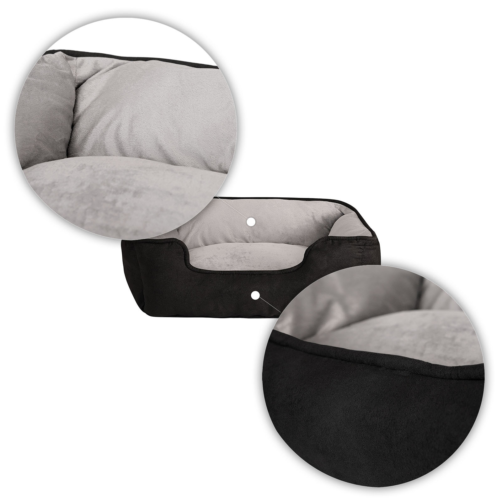 Lionto Hundebetten Lionto 2-in-1 Hundebett Hundekissen M