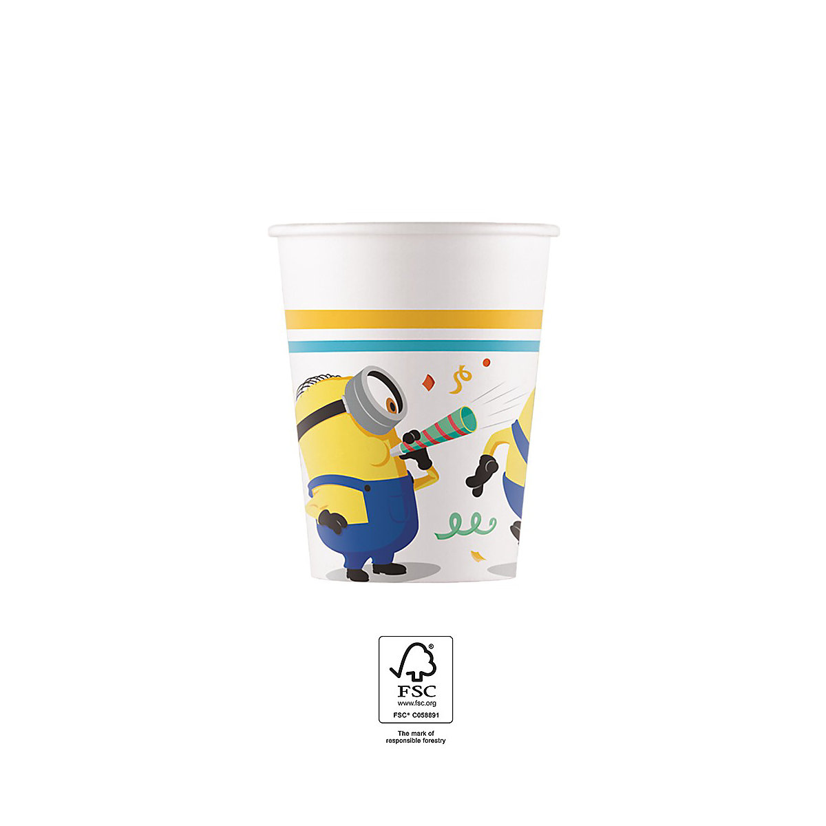 Becher FSC Minions 200ml, 8 Stück