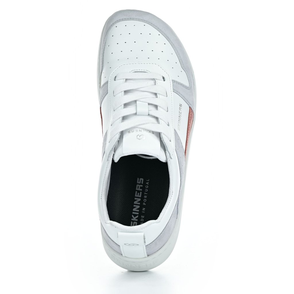 Skinners Oldschooler Leather Pink/White Barfußsneakers