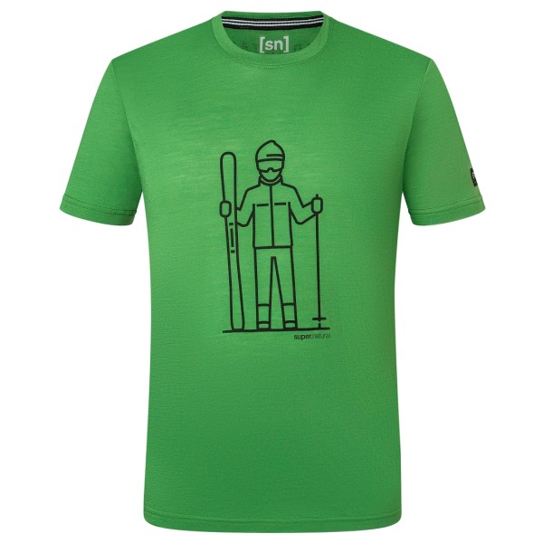 super.natural - Skieur Tee - Merinoshirt