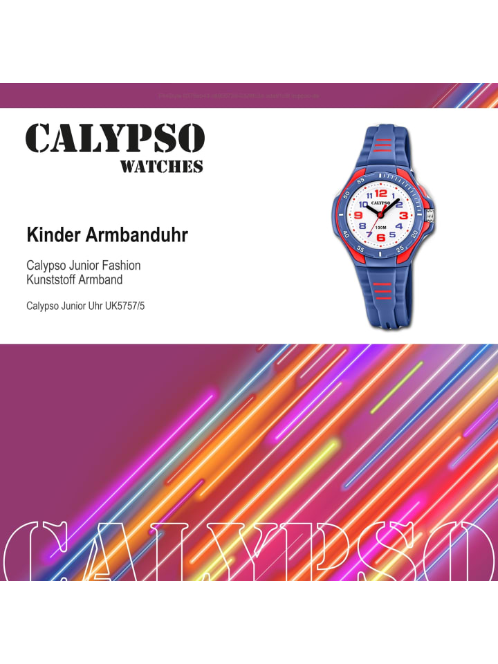 Calypso Analog-Armbanduhr Calypso Junior blau mittel (ca. 31mm) günstig kaufen onesize