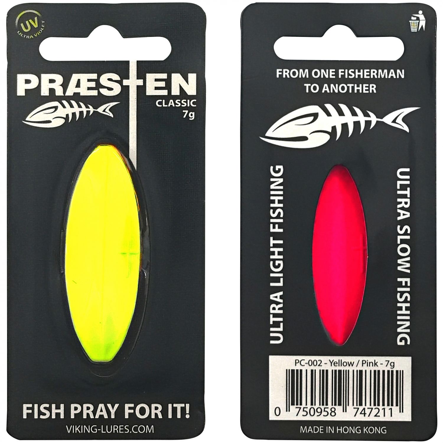 OGP Inlineköder Præsten Classic (Yellow/Pink)