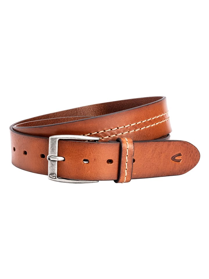 Camel Active Leder-Gürtel in Hellbraun günstig kaufen