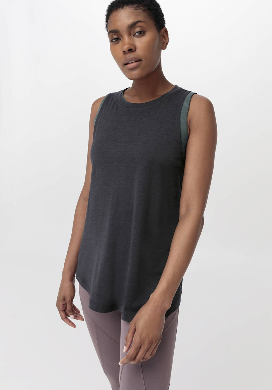 Tanktop ACTIVE FUNCTIONAL aus Bio-Merinowolle mit Seide