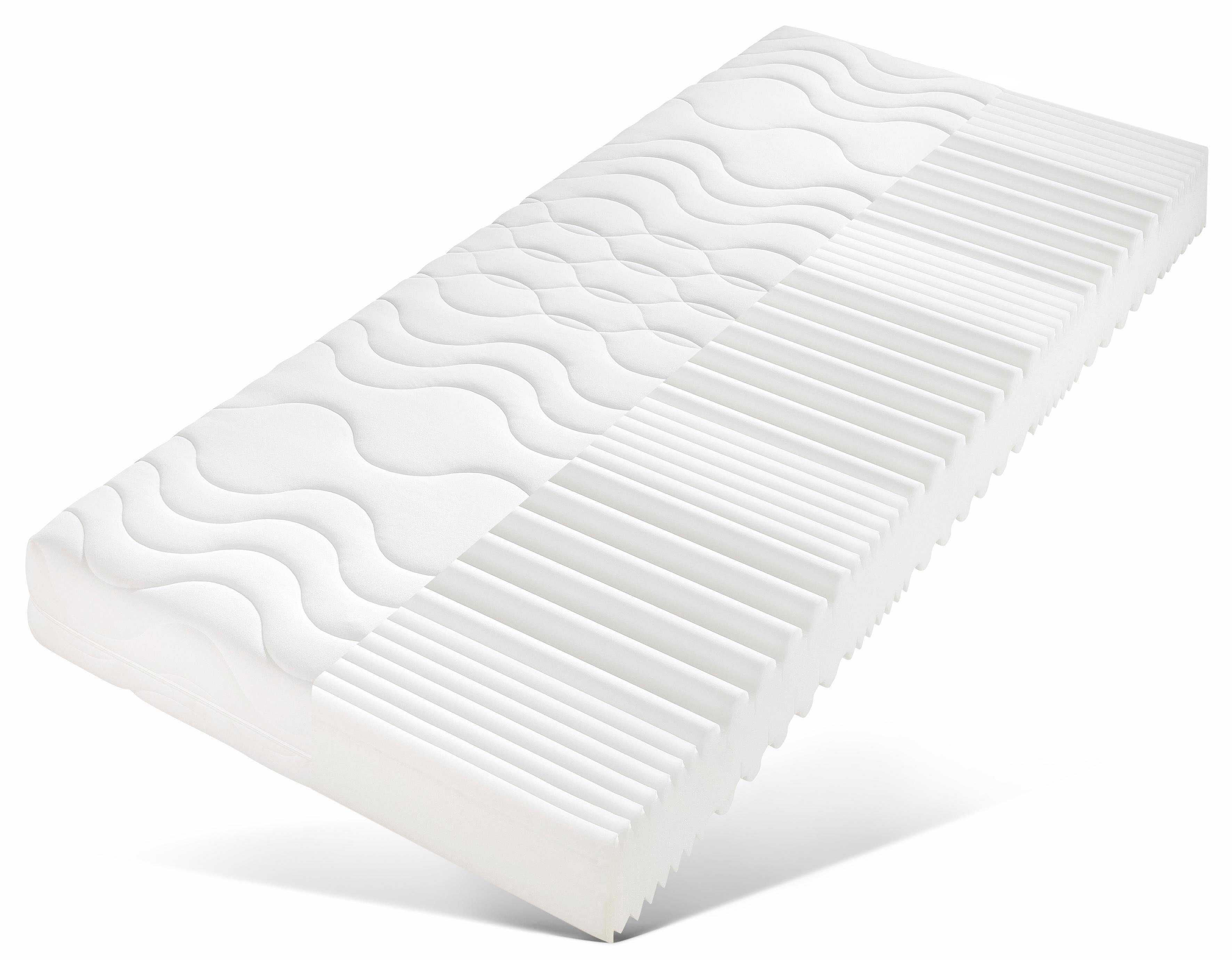 Komfortschaummatratze Standard Deluxe, Beco, 20 cm hoch, mit körpergerechte Druckentlastung