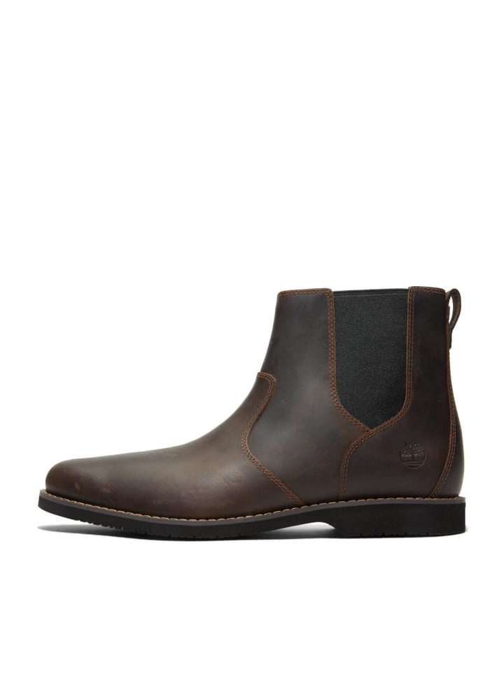 Timberland Stiefel Woodhull Mid Chelsea Boot in braun günstig kaufen