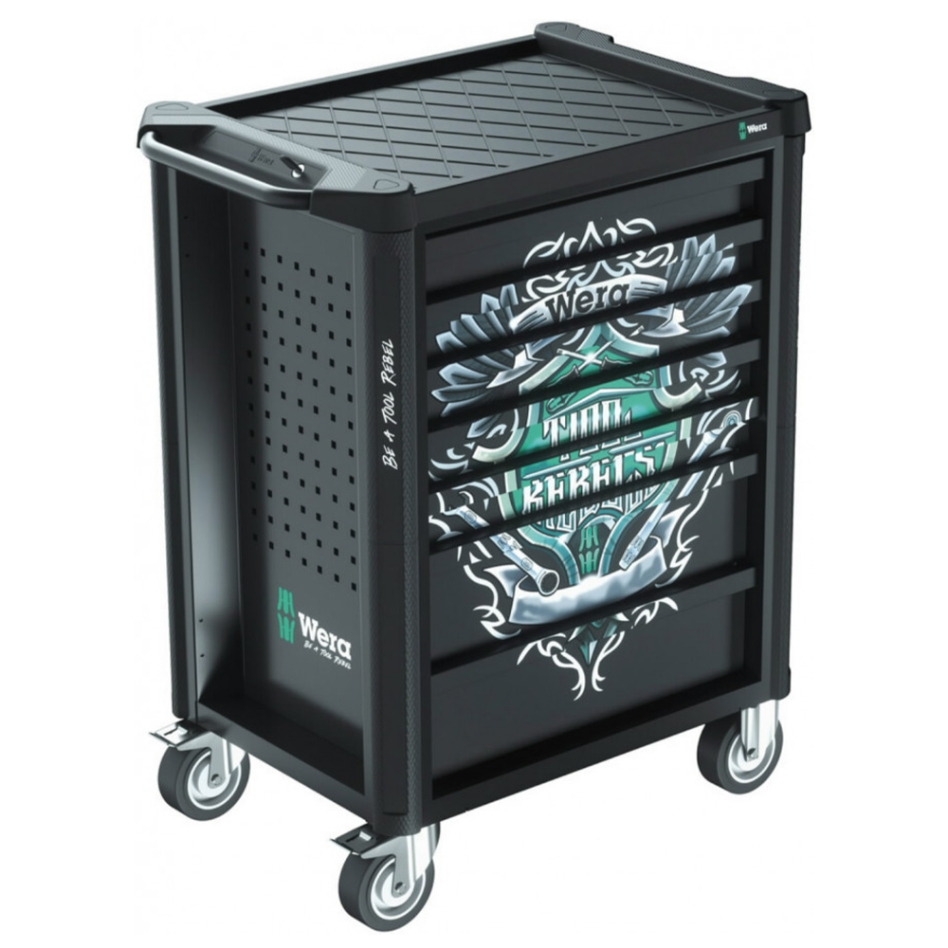 Wera 05150130001 9700 Tool Rebel cărucior de atelier 1, 78 de piese